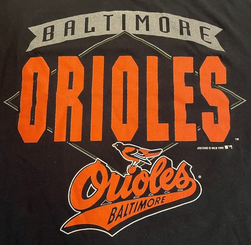 Rare Find for Fans: Vintage Baltimore Orioles T-Shirt 1992 with Retro Design - Image 2