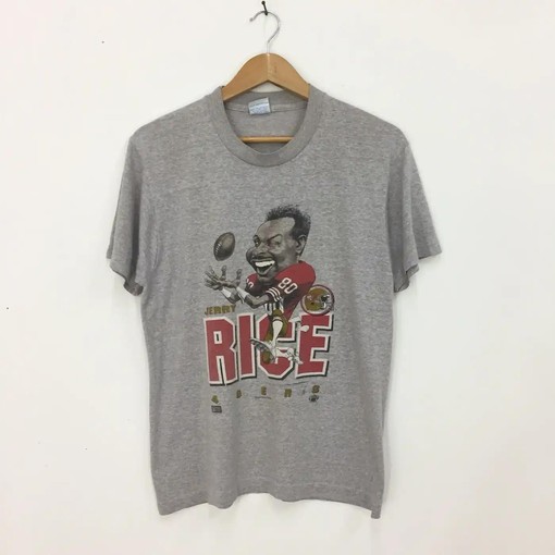 Rare Jerry Rice NFL Vintage Style Apparel for Fans