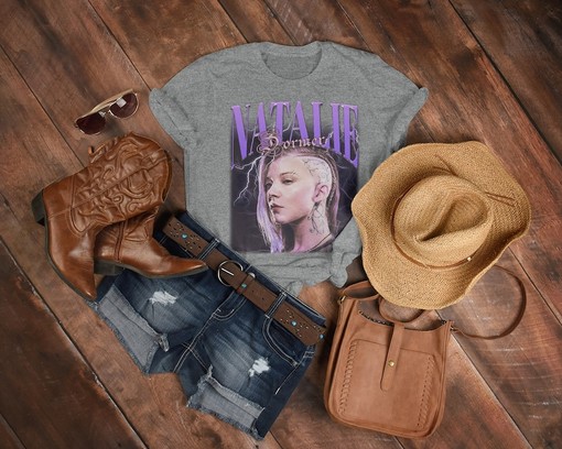 Rare Natalie Dormer Shirt, Cressida Vintage Tee, Dormer Fan Homage - Image 3