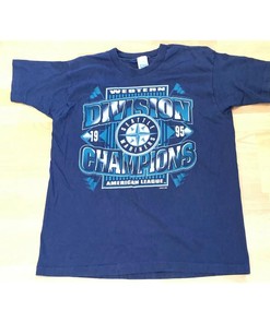 Rare Vintage 1995 Seattle Mariners American League Western Division Champions Sweatshirt Hoodie T-Shirt
