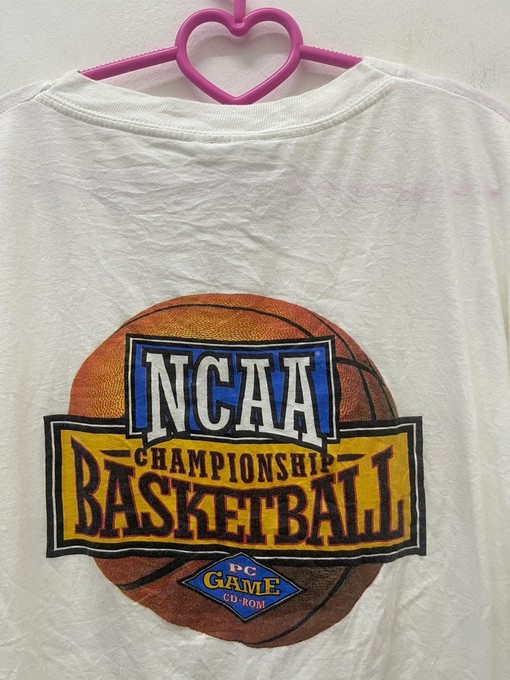 Rare Vintage Style NCAA Basketball Championship PC Game CD Rom T-Shirt - Perfect Gifts for Sports Lovers! - Image 2