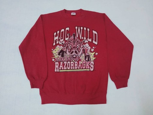Razorback Fan Gift - Vintage 90S Arkansas Sweatshirt Hoodie Shirt, Arkansas Shirts for Men - Image 2