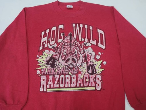 Razorback Fan Gift - Vintage 90S Arkansas Sweatshirt Hoodie Shirt, Arkansas Shirts for Men - Image 3