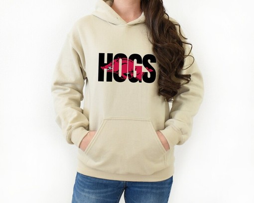 Razorback Pullover For University Of Arkansas Fans - Hogs Hoodie, NCAA Shirts for Men