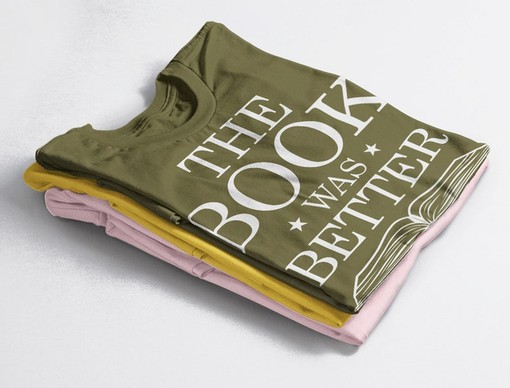 Reading Shirt - The Book Was Better Tee, Bookworm Shirt, Teacher Book Shirt, Book Lover Tee, Book Lover Shirt - Image 4