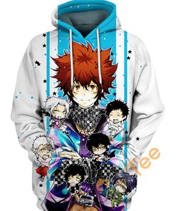 Reborn Tsunayoshi Sawada 3D Printed All Over Custom Hoodie