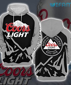 Red Coors Light Fishing All Over Print 3D Hoodie for Beer Lovers