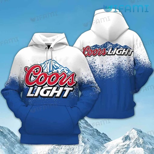 Red Fishing Coors Light All Over Print 3D Hoodie for Beer Lovers