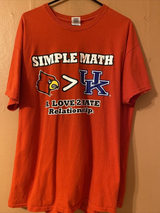 Red Louisville Cardinals T Shirt Greater Than UK Wildcats & Uofl Sweatshirt