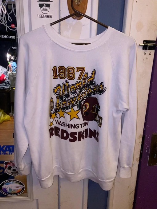 Redskins 1987 Super Bowl Champs Vintage Style Champion Sweatshirt T-shirt, NCAA Football Teams Gifts for Kids