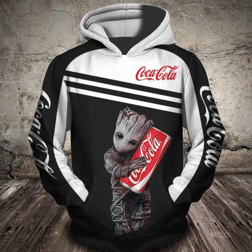 Refresh Your Look with Coca Cola Custom All Over Print 3D Hoodie by Printful