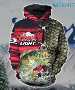 Reindeer Coors Light All Over Print 3D Hoodie for Beer Lovers