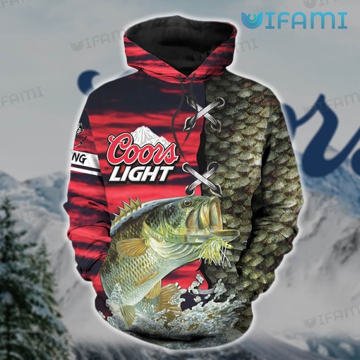 Reindeer Coors Light All Over Print 3D Hoodie for Beer Lovers