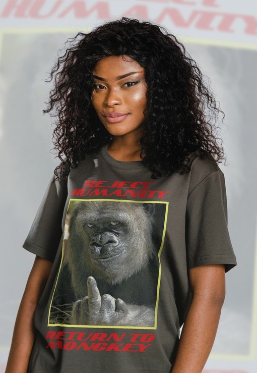 Reject Humanity, Return to Monkey Shirts with a Twist - Gorilla and King Kong Lovers Unite with Opossums Lover Shirt