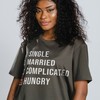 Relationship Status Unisex Tee, Entanglement Shirt, Waiting For a Miracle T-Shirt, Married Divorced Shirt