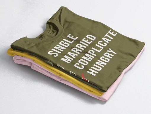 Relationship Status Unisex Tee, Entanglement Shirt, Waiting For a Miracle T-Shirt, Married Divorced Shirt - Image 4