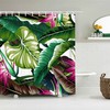 Relax and Unwind with Botanical Banana Leaves Shower Curtain, Tropical and Relaxing Bathroom Decor