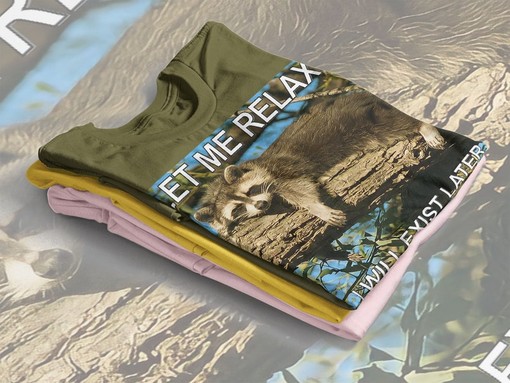 Relaxing Opossum Let Me Exist Later Movie Shirts - Trending Meme T-shirts with Quotes, Trash Eating Possum Tees - Image 4