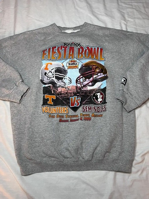 Remember The 99 Tostitos Fiesta Bowl With Vintage Style Tennessee Florida State Apparel Perfect Gifts for NCAA Fans