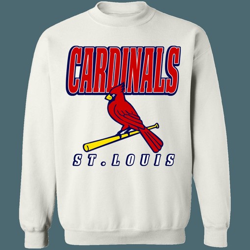 Rep Your Love for Baseball with this St.Louis Cardinals Vintage MLB Crewneck Sweatshirt Hoodie