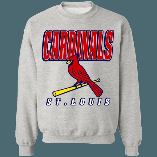 Rep Your Love for Baseball with this St.Louis Cardinals Vintage MLB Crewneck Sweatshirt Hoodie - Image 3