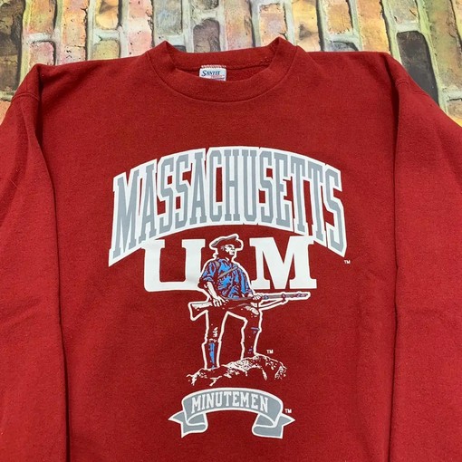 Represent Massachusetts Minutemen with Vintage Style American Football Shirts and Hoodies - Image 2