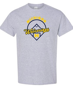 Represent Michigan Wolverines with this Basketball Net Block Crewneck Shirt