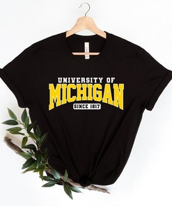 Represent Michigan with a University of Michigan Shirt or Michigan State University Sweatshirt