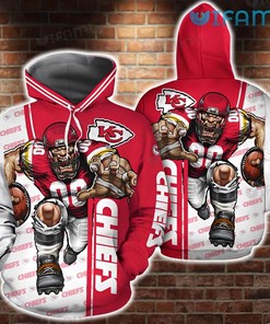 Represent Your Team with a Kansas City Mascot Print 3D Hoodie