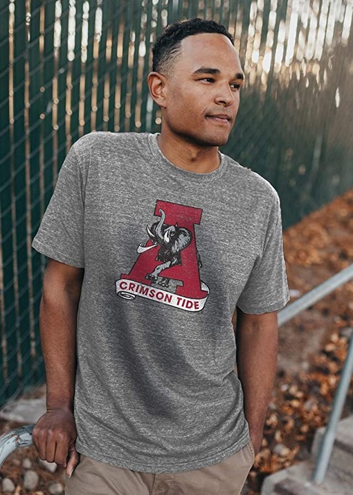 Reserve Collection by Tri-Blend Shirt Vintage Retro: Alabama Sweatshirt Gifts for NCAA Fans - Image 2
