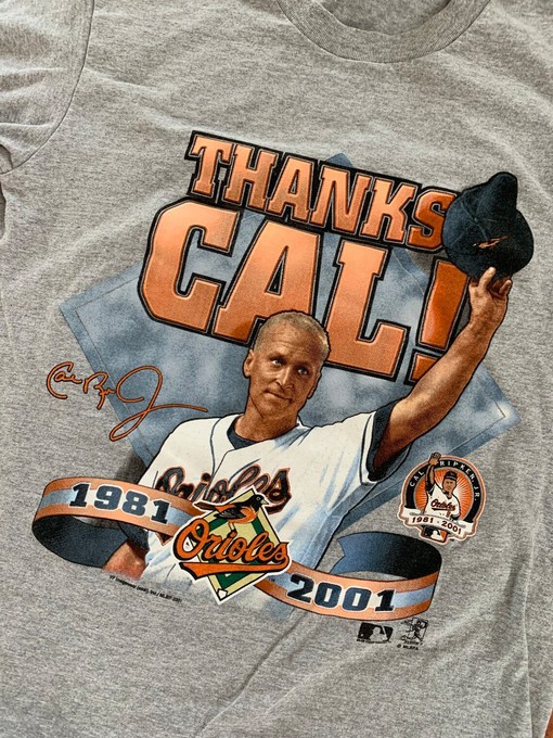 Retirement T-Shirt for Fans: Vintage Cal Ripken Retirement T-Shirt 1981, 2001 Baseball Baltimore Orioles Fans - Image 2