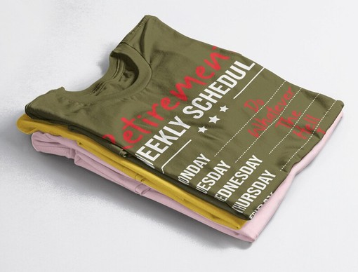 Retirement Weekly Schedule Shirt - Movie Shirts for Men - Retirement Gifts for Movie Fans - Funny Retirement Tee - Image 4