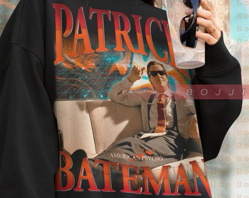 Retro 90s American Psycho Sweatshirt, Patrick Bateman Horror Film Tee, Paul Allen Psycho Vintage Shirt - Image 4