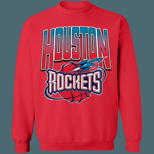 Retro 90's NBA Houston Rockets Vintage Sweatshirt Hoodie Shirt for Fans of the Team - Image 2