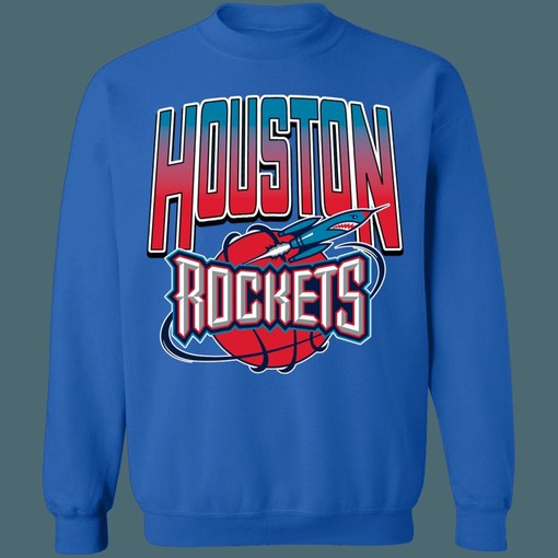 Retro 90's NBA Houston Rockets Vintage Sweatshirt Hoodie Shirt for Fans of the Team - Image 3