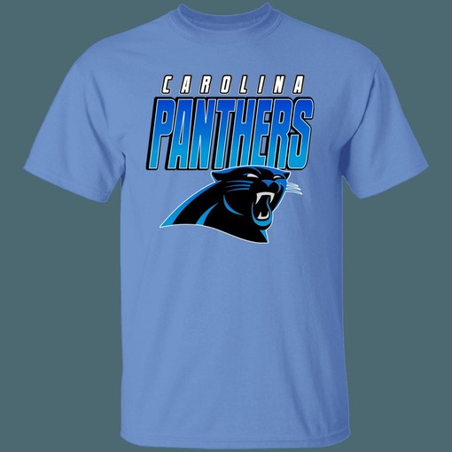 Retro 90's NFL Carolina Panthers T-Shirt Hoodie - American Football Fan Gear - Image 2