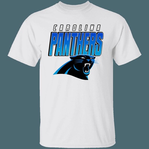 Retro 90's NFL Carolina Panthers T-Shirt Hoodie - American Football Fan Gear - Image 3