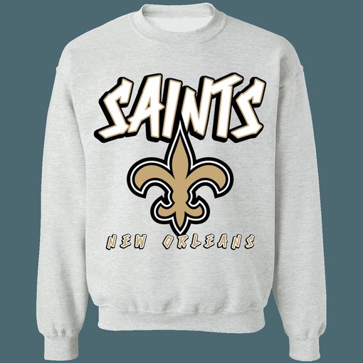 Retro 90's NFL New Orleans Saints American Football Lover Sweatshirt Hoodie for Fans - Image 2
