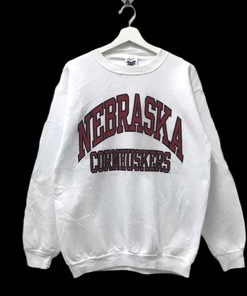 Retro 90s Nebraska Cornhuskers University Sweatshirt, Tee & Hoodie - Lincoln Edition