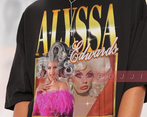 Retro ALYSSA EDWARD Shirt, Drag Queen Tees for Movie Fans, Rupaul's Drag Race Tshirt, LGBTQ Shirt - Image 2