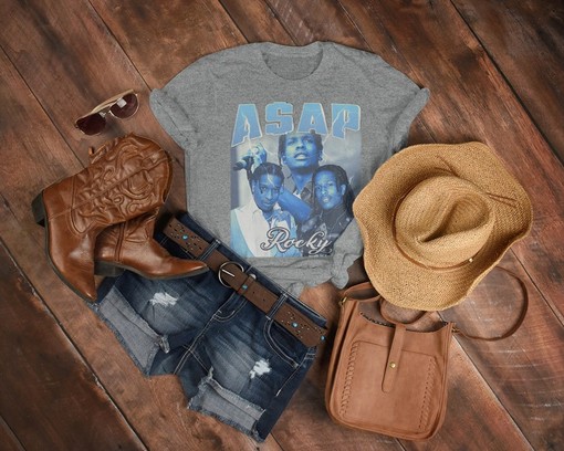 Retro ASAP ROCKY Homage Shirt - Vintage Movie Shirts for Men Who Love Asap Rocky - Image 3