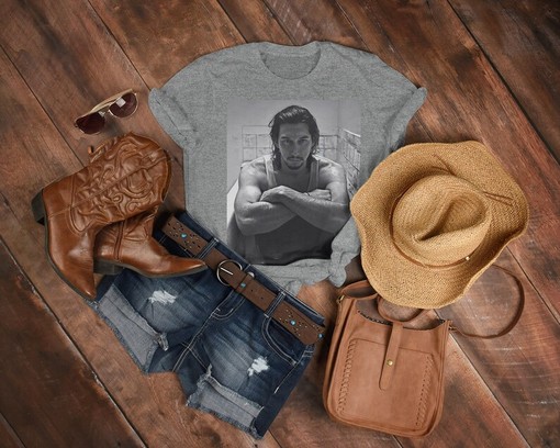 Retro Adam Driver Art Tee, Vintage 90s Shirt with Sith Quotes and Daisy Ridley, First Order Movie T-Shirt - Image 3