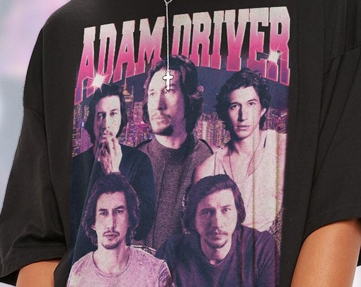 Retro Adam Driver Homage Tee, Vintage 90s Shirt with Sith Quotes and Daisy Ridley, First Order Movie T-Shirt - Image 2