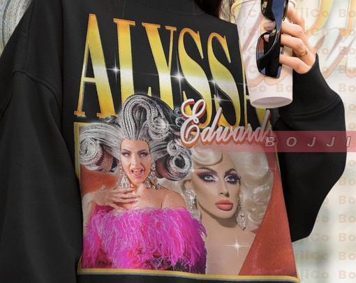 Retro Alyssa Edward Shirt, Drag queen gift, Rupaul's Drag race, Concert Shirt, Alyssa Drag Queen, Alyssa Edwards Gift - Image 4