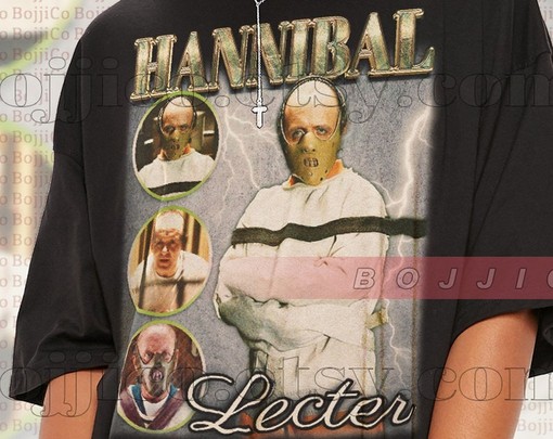 Retro Anthony Hopkins Horror Movie, Hannibal Lecter Tee, Serial Killer Film Shirt, Red Dragon Sweater - Image 2