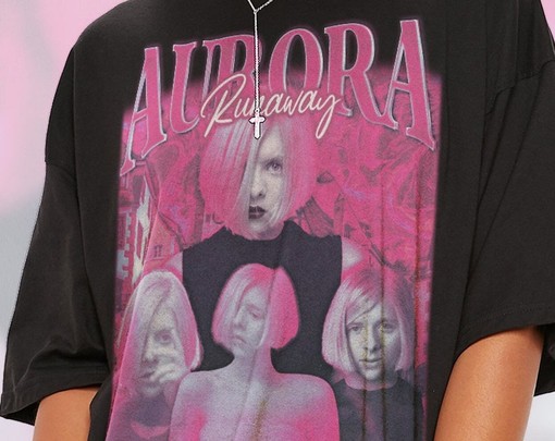 Retro Aurora Runaway Tee - Vintage Movie Shirts for Women Who Love Aurora - Image 2