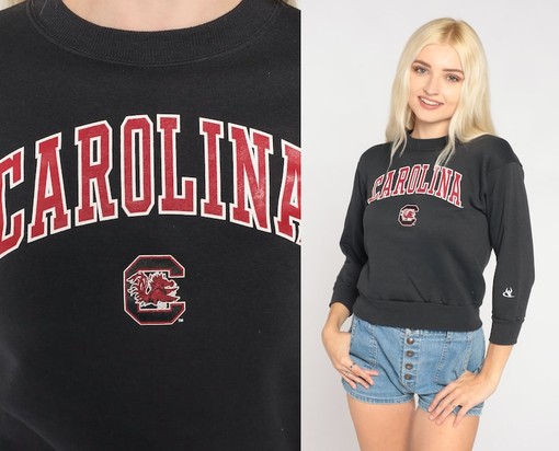 Retro Black University of South Carolina Graphic Sweater, Tee and Hoodie Ideal NCAA Gifts for Fans - Image 2