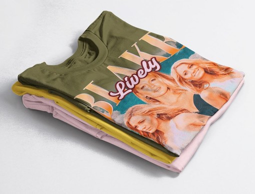 Retro Blake Lively Shirt - Homage Tshirt, Fan Tees, 90s Sweater, Blake Lively Merchandise Gift - Image 4