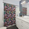 Retro Boho Mushroom Shower Curtain | Gothic Forest Design | Luxury Bathroom Shower Curtains