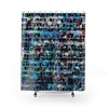 Retro Boombox Graffiti Shower Curtain: Perfect for Your 80s Hip Hop Vibes